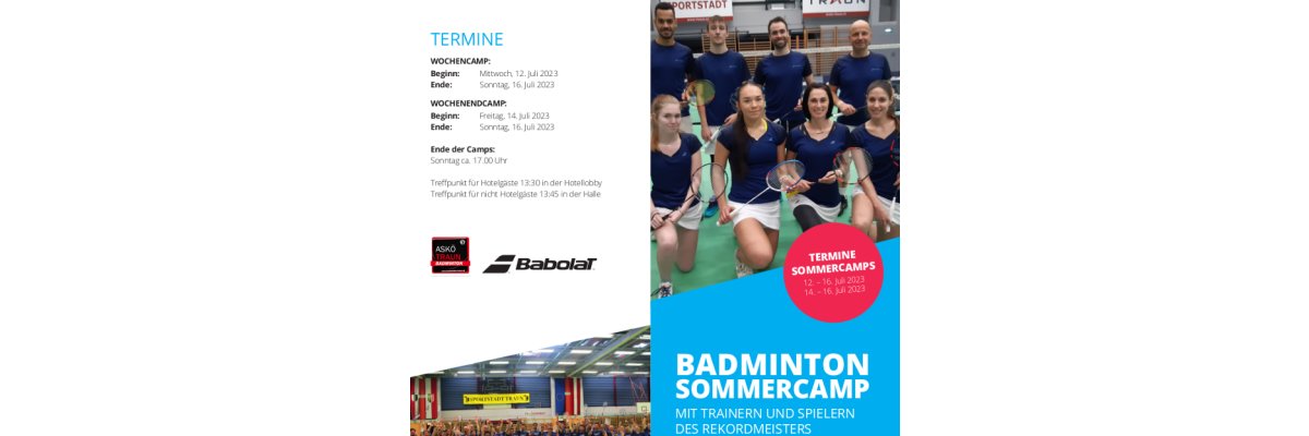 ASKÖ Traun Badmintoncamp im Juli - 