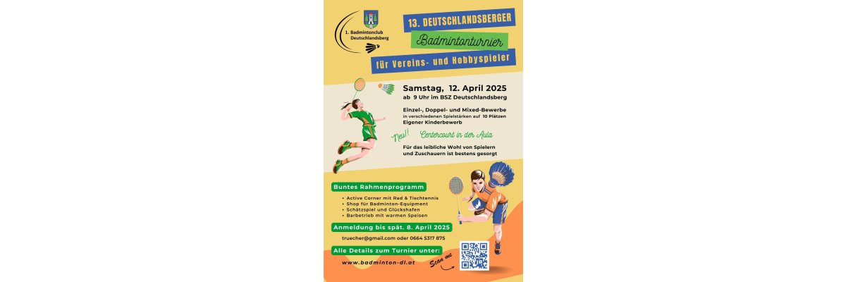 13. Deutschlandsberger Badmintonturnier - 